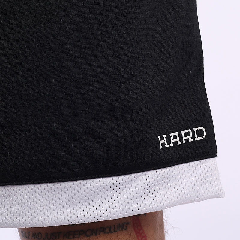 мужские черные шорты  Hard Open Run Forma Short-black/w - цена, описание, фото 4